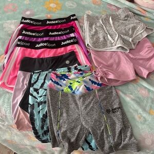 Girls Justice large shorts (lot of 8)